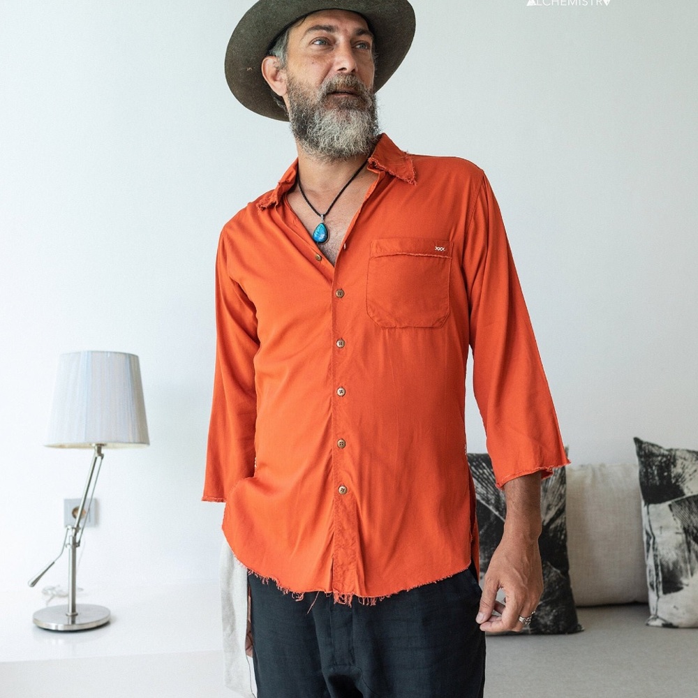 Boho Mens Clothing Hippie shirt